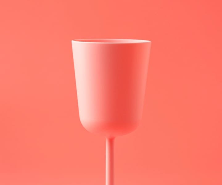 img of pink glass
